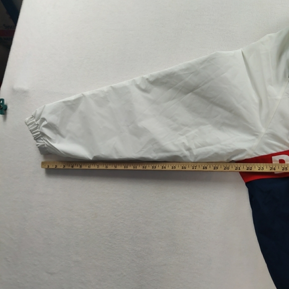 DC SHOE CO USA water Resistant Men Large Jacket Red White Blue - Picture 6 of 12